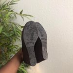 Bright Swimwear Brighton Black Brown leather silver accents high heel wedges mules sandals pump Photo 2