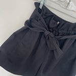 Aritzia Aritiza Wilfred Black Paperbag Belted Shorts Photo 2