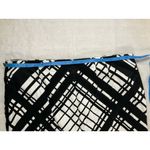 White House | Black Market  | Black White Pencil Skirt Abstract Grid |‎ Size 12 Photo 6