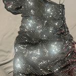 DO+BE Divina Ruched One Shoulder Sequin Dress size M Photo 7