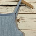 ZARA Cable Weave Straight Neck Dress - Blue - Medium Photo 5