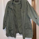 Boutique Ashley jackets Olive Green Cargo Jacket Photo 1