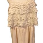 Monteau Champaign Lace Sleeveless Fully Lined Boho Romper Size Small Photo 7