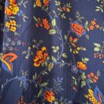 Madewell Blue Floral Ruffle Sleeve in Climbing Vine Blouse Shirt Top SZ S #2214 Photo 10