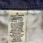 American Eagle Skinny Kick crop Jeans women's stretch size 6 sequin pockets Photo 3