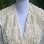 Vintage 80s Cream Lace Photo 1