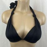 Athleta Black Wire Free Padded Triangle Bikini Swim Bathing Suit Top M Photo 0