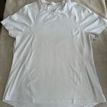 Spyder  Active Women’s White Short Sleeve Ribbed Active Tee Shirt Medium EUC Photo 0