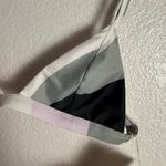 Mara Hoffman Astrid Colorblock Sage Multi Triangle Bikini Swimsuit Top Size M Photo 2