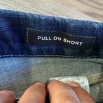 Judy Blue  High Rise Pull On 4” Jean Short Denim Dark wash Womens size S Photo 4