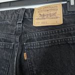 Levi's Vintage  Orange tab tapered High waist black jeans 90s SZ 10short 15921 Photo 2