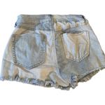 REWASH  distressed Striped Jean Shorts size 7 Photo 1