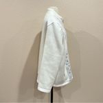 Alfred Dunner Cream Fair Isle Fleece Full Zip Jacket Large Photo 4