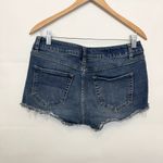 PINK - Victoria's Secret Victoria's Secret PINK women’s cut off raw hem Jean Shorts Blue Size 8 Photo 2