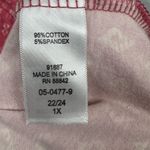 Woman Within Plus 1X Pink Sleeveless Knee Length Dress Photo 4