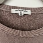Perfectwhitetee Brown Charli Short Sleeve Sweater Top XS Photo 3