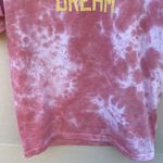 Free People Daydreamer x small pink tiedye California Dream short sleeve tee-TINY DEFECT Photo 5