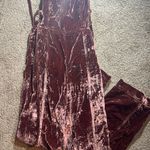 Free People 90's Forever Tie Side Velvet Overalls Photo 8