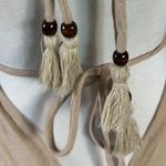 Yamuna Designs Handmade Organic Bohemian Halter Maxi Dress Neutral Tan Beach Size undefined Photo 5