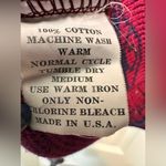 Vintage Sweetbriar burgundy navy floral heart button cardigan sweater Blue Size L Photo 7