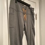 Reebok Gray Moisture Wick Stretch Joggers Elastic Drawstring Pockets Size L Photo 5