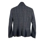 Jack Murphy Ladies Day Shetland Wool Jacket US 6 Moon Fabric Plaid Equestrian 6 Gray Photo 3