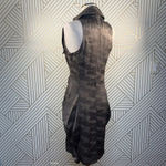 Karen Millen Brown Silk Snake Vest Style Dress Photo 7