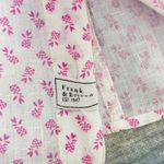 Frank & Eileen  Barry Linen Long Sleeve Shirt Pink Pineapples $258 XS Button Up Photo 10