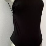 Victoria's Secret   Low Strappy Back Black Sexy One Piece Swim Suit; size L Photo 2