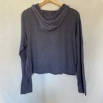 Mossimo Supply Co . indigo lightweight hooded sweater hoodie women's size M Photo 7