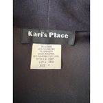 Kari's Place Vintage Blazer Red Black Color Block 90s Retro Button Up Jacket 8 Photo 4