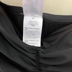 J.Crew Ruched Tie Shoulder Neckline One Piece Swimsuit Black Plus Size Photo 5