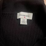 Calvin Klein Jeans  black ribbed polo shirt s Photo 1