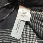 Madewell  Black Off The Shoulder Square Peasant Plaid Top Wrist Ties Size XXS Photo 6