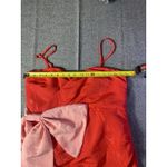 Women's Holiday‎ Sweetheart Bow Mini Dress Future Collective Coral Red LARGE Photo 1