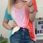 Entro Multicolor Striped Top Photo 0