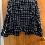 Nanette Lepore  Navy Tweed Blazer Photo 7