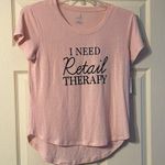 Belle Sky NWT I Need Retail Therapy Graphic Tee XS Photo 0