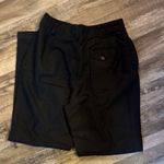 Liz Sport Elegant Black Wide Leg Linen Pants / DG4 Photo 3