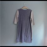 Hinge  navy blue and white striped, 3/4 sleeve,‎ sweater dress women’s size XS Photo 1