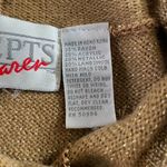 Vintage Womens Cowl Neck Sweater Gold Sparkle Turtleneck Sleeveless Size XL u Photo 8