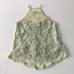 Kimchi Blue Urban Outfitters Halter Womens Size Small Tank Top Lace Mesh Green Photo 4