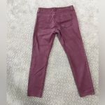 CAbi Bordeaux Mid-rise Maroon Skinny Jeans Curvy Fit, Size 6 Photo 4