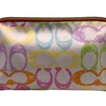 Coach Crayon Scribble Signature Make up Bag Cosmetic Case Photo 1