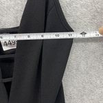 French Atmosphere  Women's Jumpsuit Solid Black Plunge Cutout Size Medium pants Photo 8