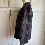 French Laundry Women's M Silk Black Beaded Embroidered Blazer Career Jacket Photo 6