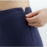 Fabletics  Women's Ponte Skinny Zip Split Hem Pant Navy Blue Medium #689 Photo 2