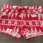 Old Navy NWT  Red and White Knit Shorts L / E30 Photo 0