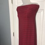 jump apparel long Maxi strapless dress Red Sexy Party Special Occasion Size 9 10 Photo 2