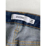 JustFab Women's Blue Distressed Skinny Jeans Size 29 0143 Photo 10